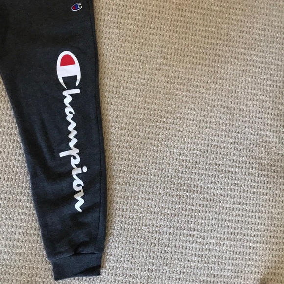 Boy’s Champion Sweatpants Space Grey - Picture 2 of 3